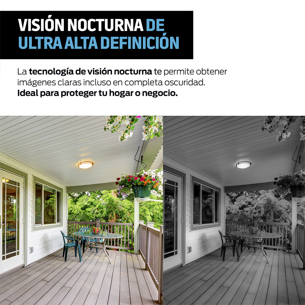 Foto 5 | Cámara De Seguridad Exterior Con Panel Solar Y Visión Nocturna, Redlemon, Color Blanco