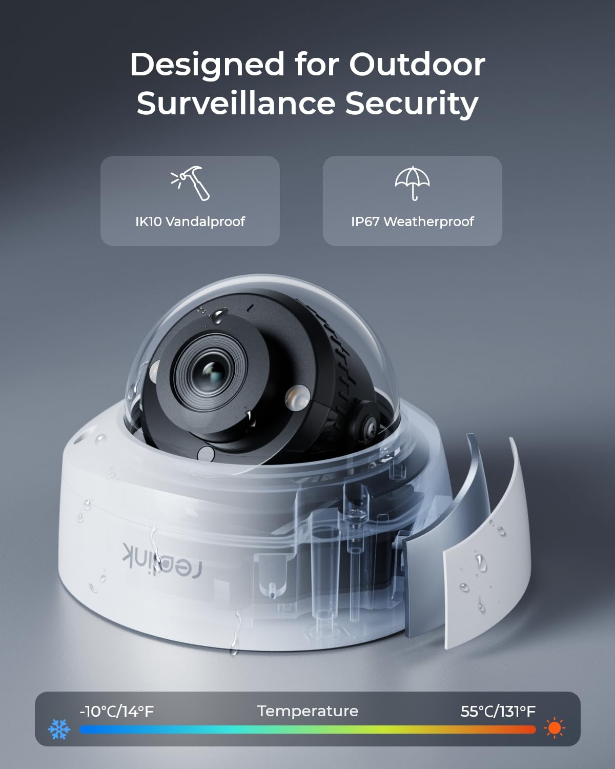 Foto 3 | Cámara De Seguridad Reolink Rlc-840a 4k/8mp Ip Poe Color Night - Venta Internacional.