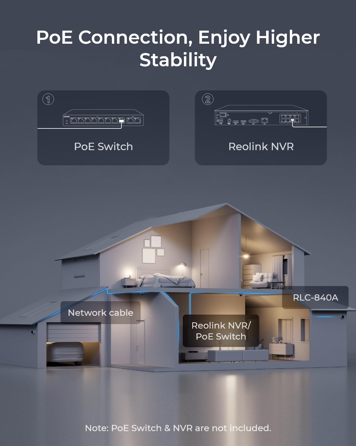 Foto 7 | Cámara De Seguridad Reolink Rlc-840a 4k/8mp Ip Poe Color Night - Venta Internacional.