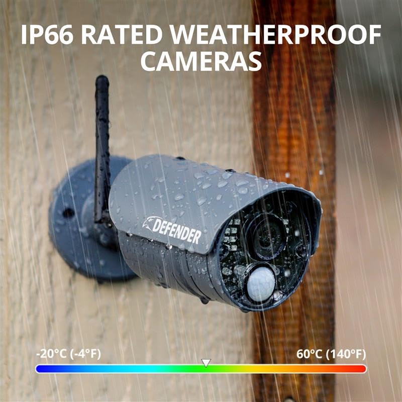Foto 8 pulgar | Sistema De Cámara De Seguridad Inalámbrica Defender Phoenix Hd Con Pantalla Táctil De 10.1 Pulgadas - Venta Interna