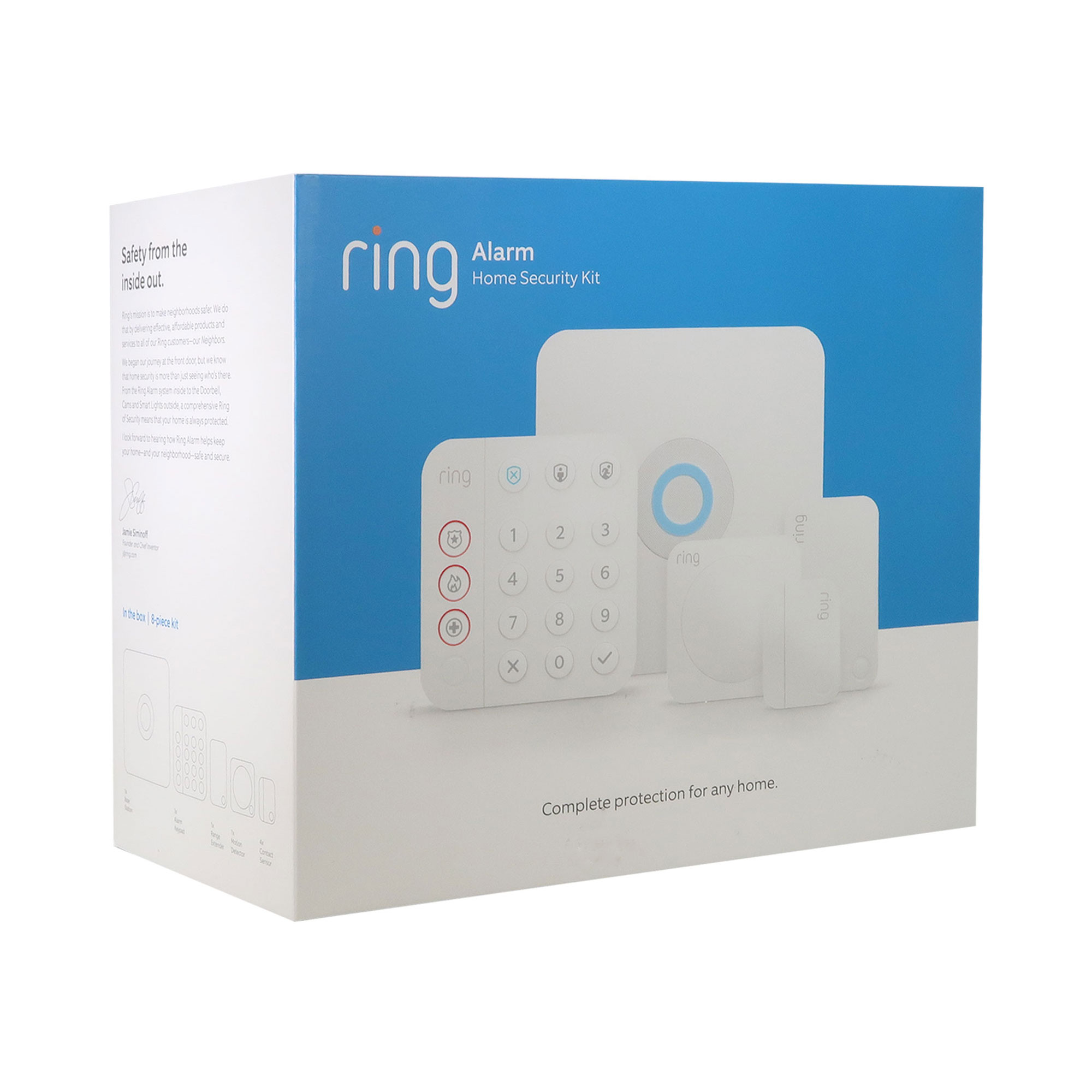 Foto 2 | Kit De Seguridad Para El Hogar Con Alarma Anular, 14 Unidades, Con 2 Timbres Con Vídeo - Venta Internacional.