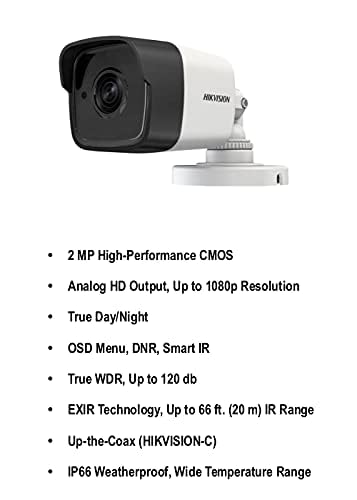 Foto 3 | Cámara Analógica Hikvision Ds-2ce16d7t-it 2mp Hd-tvi Con Lente De 3.6 Mm - Venta Internacional.