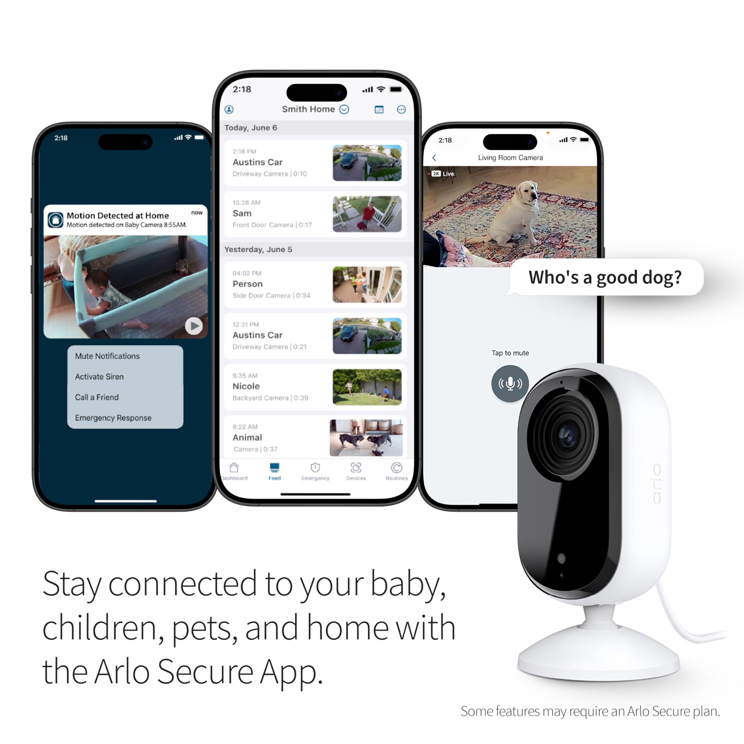 Foto 4 pulgar | Cámara De Seguridad Arlo Essential 2k 2nd Gen Indoor White - Venta Internacional.