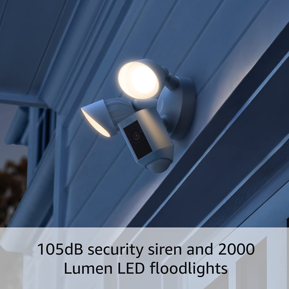Foto 4 | Anillo De Cámara Floodlight Cam Wired Plus 1080p Hd - Venta Internacional.