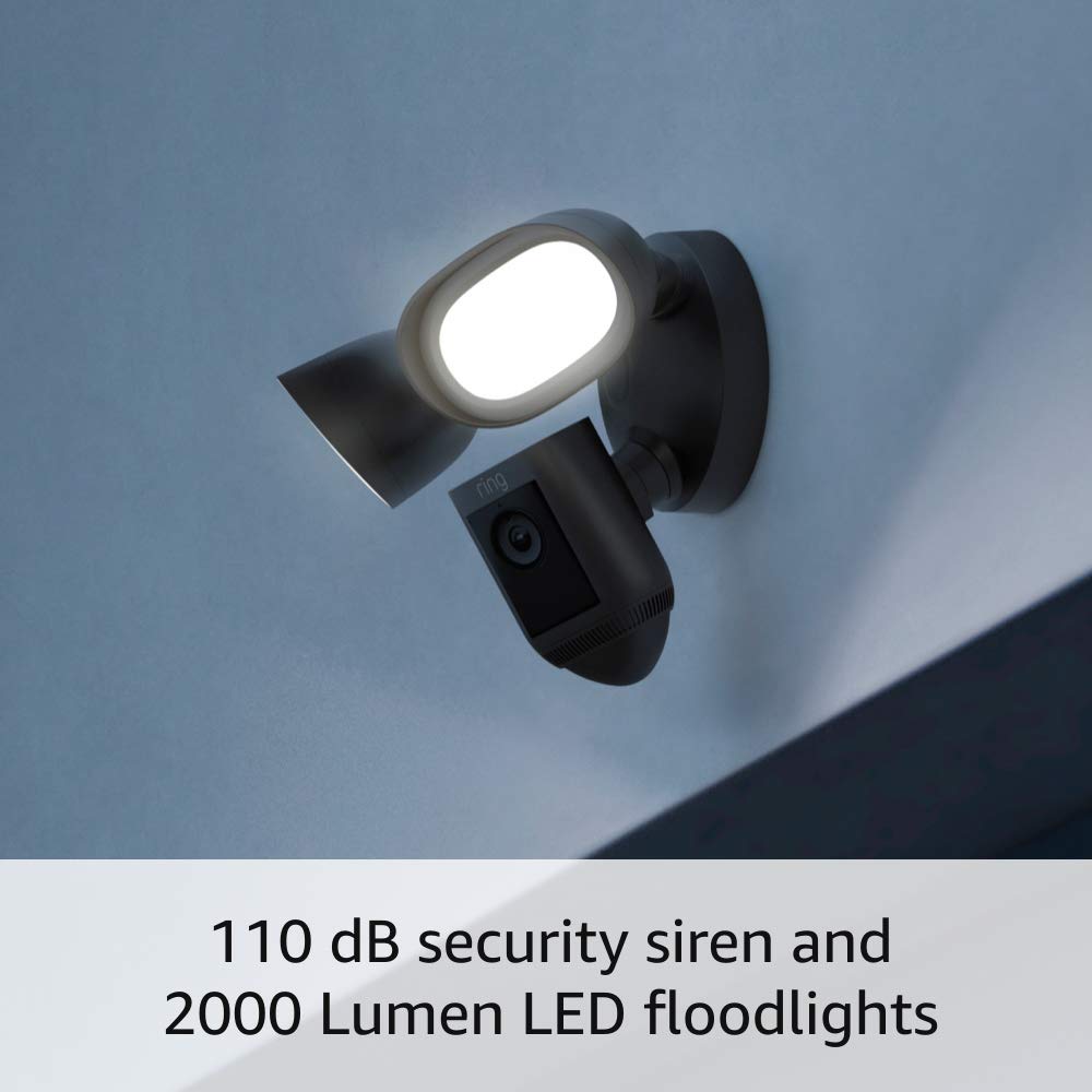 Foto 5 pulgar | Cámara De Seguridad Ring Floodlight Cam Wired Pro Black 1080p - Venta Internacional.