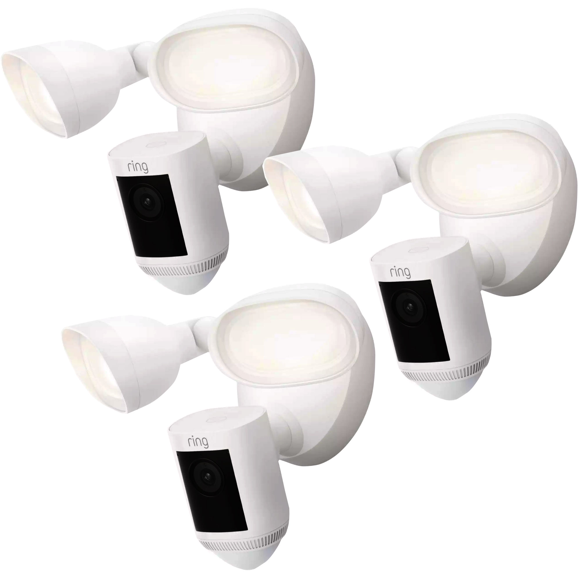 Cámara De Seguridad Ring Floodlight Cam Wired Plus 1080p Hd - Venta Internacional.