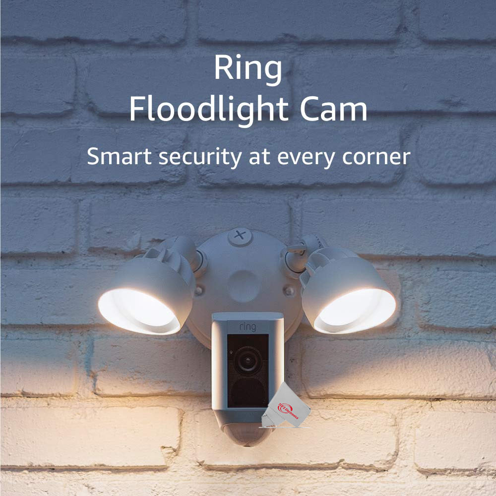 Foto 5 pulgar | Cámara De Seguridad Ring Floodlight Cam Wired Plus 1080p Hd - Venta Internacional.