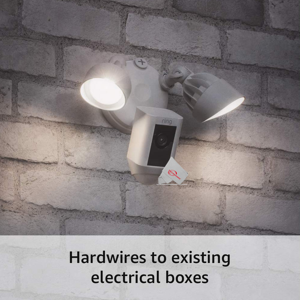 Foto 5 | Cámara De Seguridad Ring Floodlight Cam Wired Plus 1080p Hd - Venta Internacional.