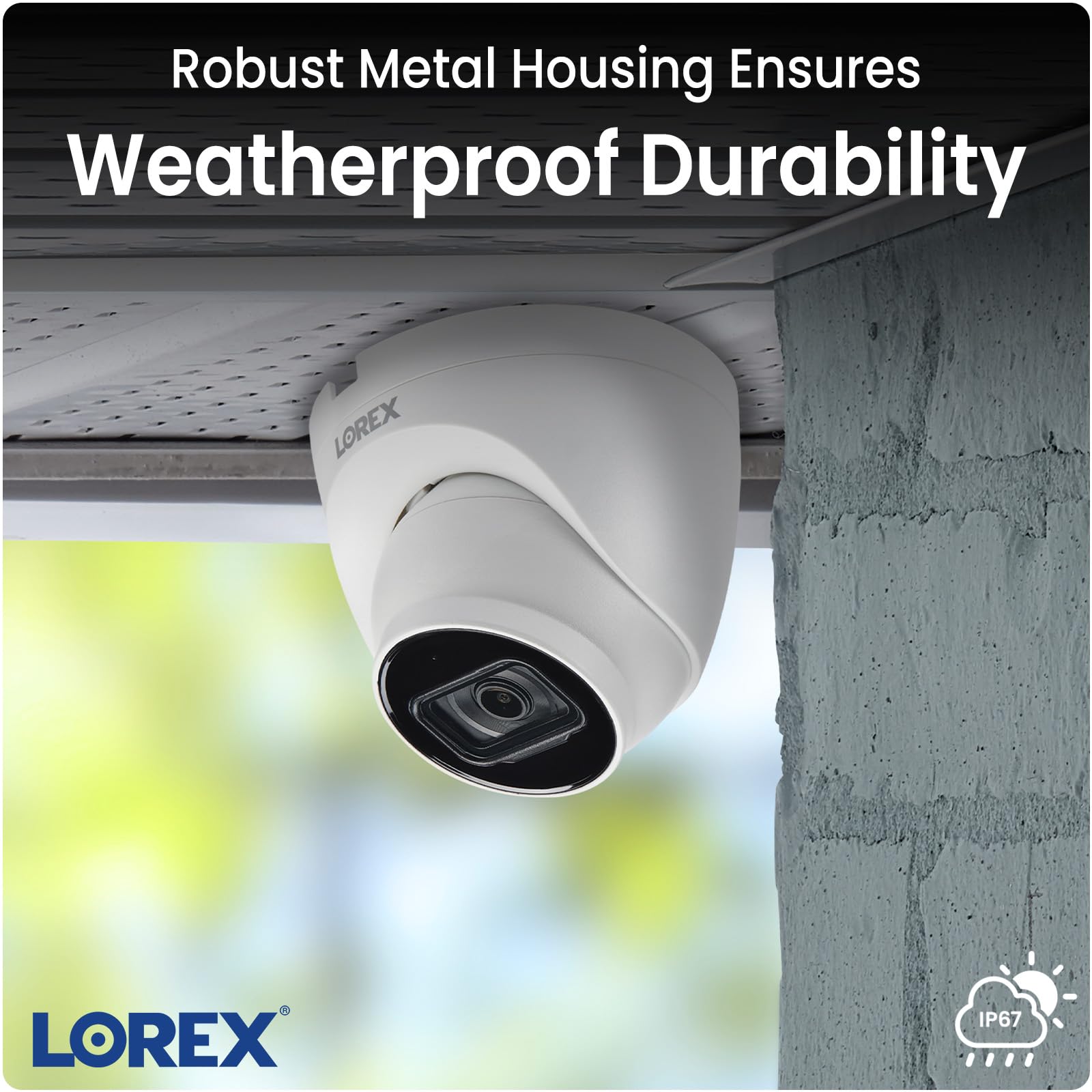 Foto 5 pulgar | Cámara De Seguridad Lorex 4k 8mp Ip Metal Dome Poe Blanca - Venta Internacional.