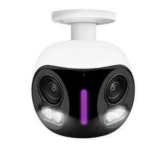 Foto 1 | Cámara De Seguridad Lorex 4k 8mp Ip Con Cable De Doble Lente Para Exteriores - Venta Internacional.
