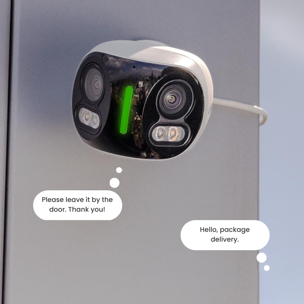 Foto 4 pulgar | Cámara De Seguridad Lorex 4k 8mp Ip Con Cable De Doble Lente Para Exteriores - Venta Internacional.