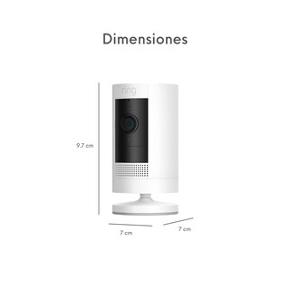 Foto 6 | Cámara de Seguridad Inalámbrica Ring Stick Up Cam Gen 3 color Blanco con Batería para Interior/Exterior