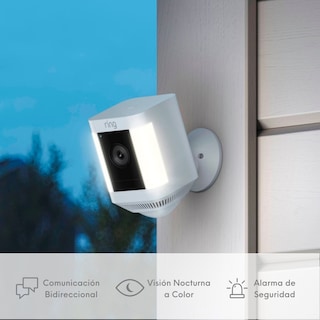 Foto 3 | Cámara Inalámbrica de Seguridad Ring Spotlight Cam Plus color Blanco con Batería para Exteriores