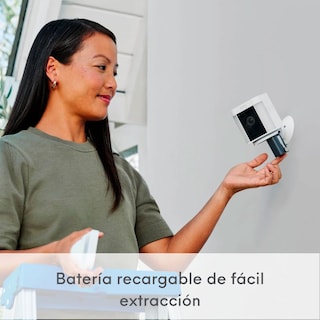 Foto 6 | Cámara Inalámbrica de Seguridad Ring Spotlight Cam Plus color Blanco con Batería para Exteriores