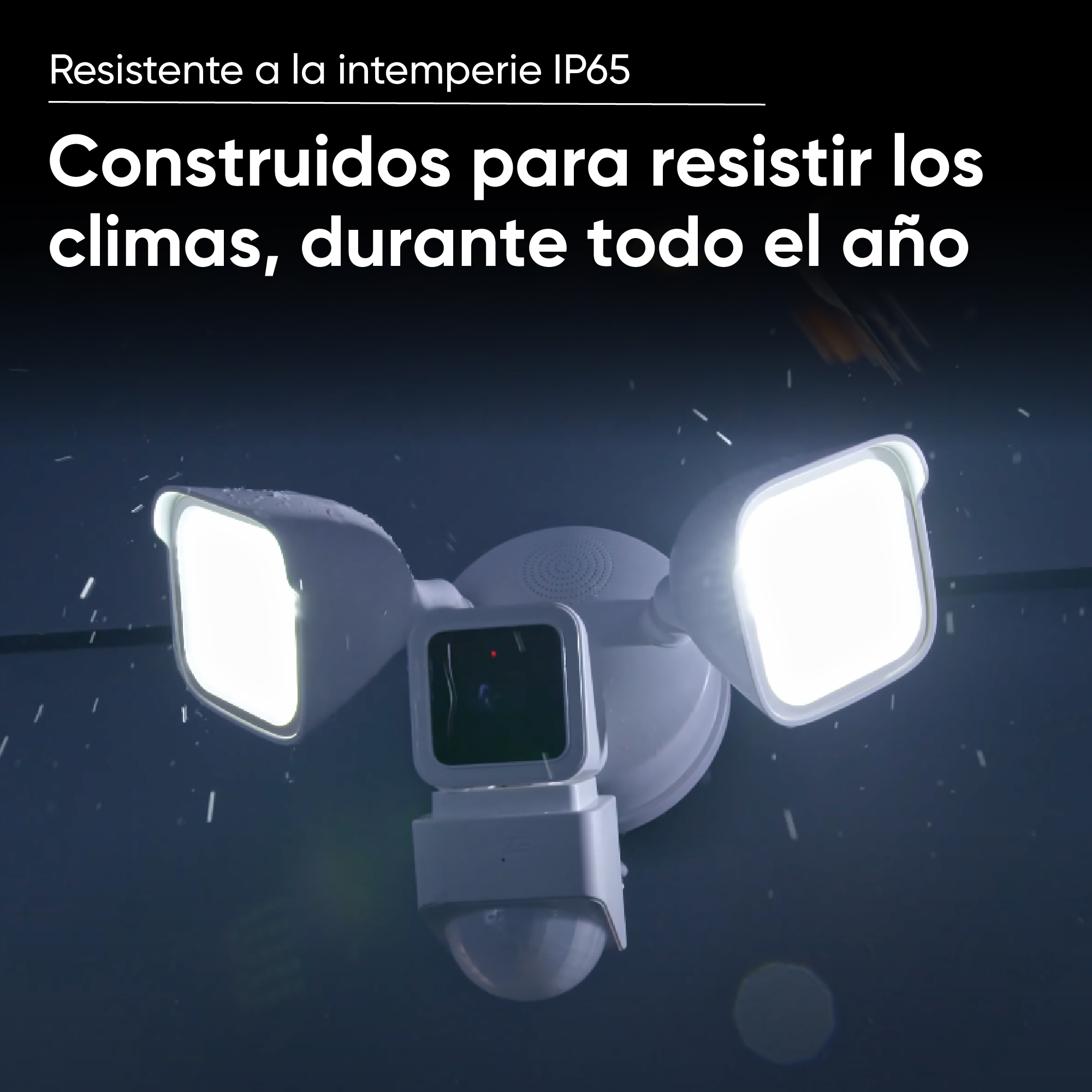 Foto 6 pulgar | Cámara de Seguridad Wyze Cam V3 Floodlight Exterior con Reflectores color Blanco