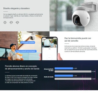 Foto 6 | Camara Ptz 2k Wifi Con Bateria Recargable Ezviz 360° Visión Nocturna A Color