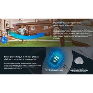 Foto 7 | Camara Ptz 2k Wifi Con Bateria Recargable Ezviz 360° Visión Nocturna A Color