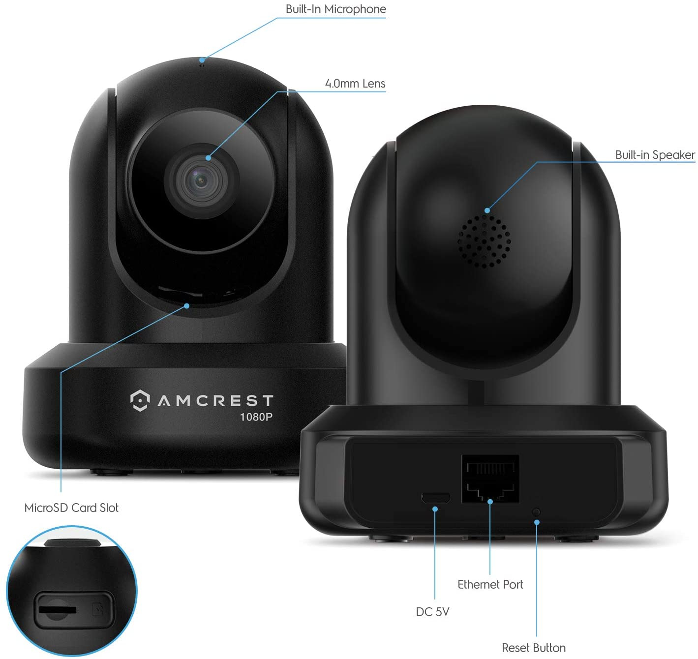 Foto 6 pulgar | Venta Internacional - Cámara de Vigilancia Wifi Amcrest ProHD 1080p IP2M-841B