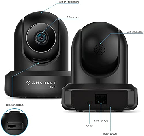 Foto 4 | Venta Internacional - Cámara de Seguridad Amcrest ProHD de 4 MP Movimiento Panorámico Inclinable