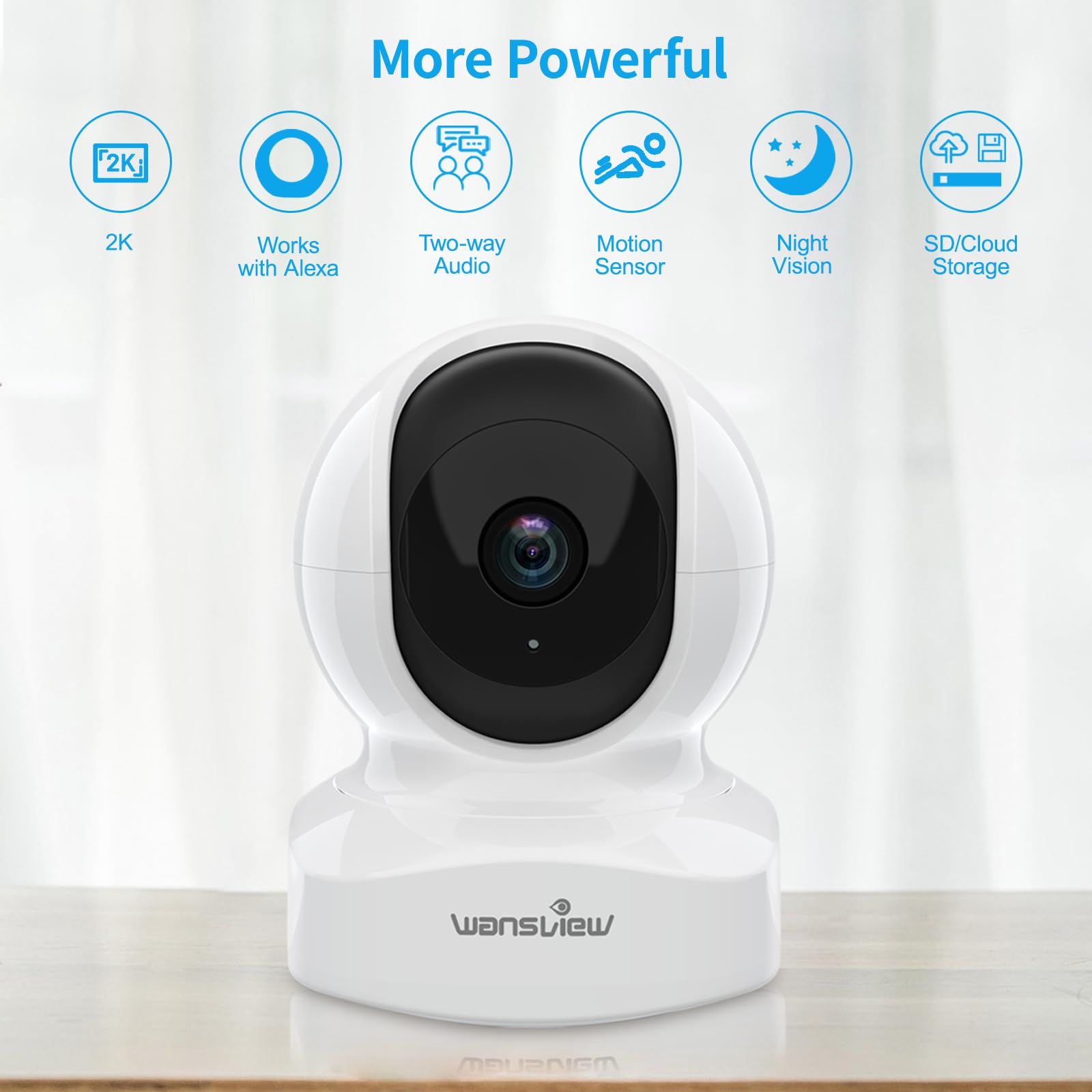 Foto 3 pulgar | Venta Internacional - Cámara de Seguridad Wansview 1080p Hd Wifi Ip