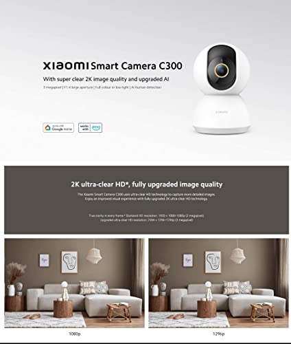 Foto 3 pulgar | Venta Internacional - Cámara De Seguridad Xiaomi Smart Camera C300 Indoor Cam 2k