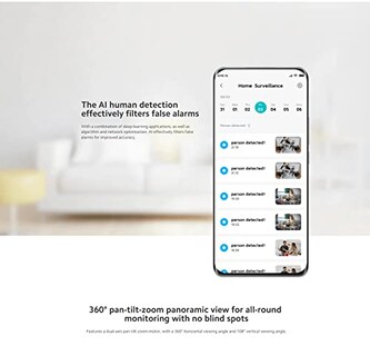 Foto 5 | Venta Internacional - Cámara De Seguridad Xiaomi Smart Camera C300 Indoor Cam 2k