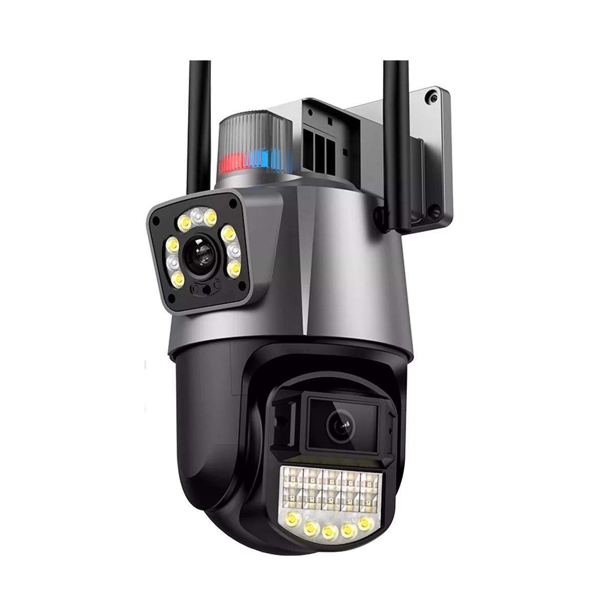 Foto 2 pulgar | Cámara De Seguridad Wifi Exterior 8 MP Con Doble Lente Alexa Eo Safe Imports Esi-12767 Multicolor