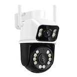 Cámara De Seguridad 8mp 4k Wifi Exterior Con Doble Lente Eo Safe Imports Esi-12762 Multicolor