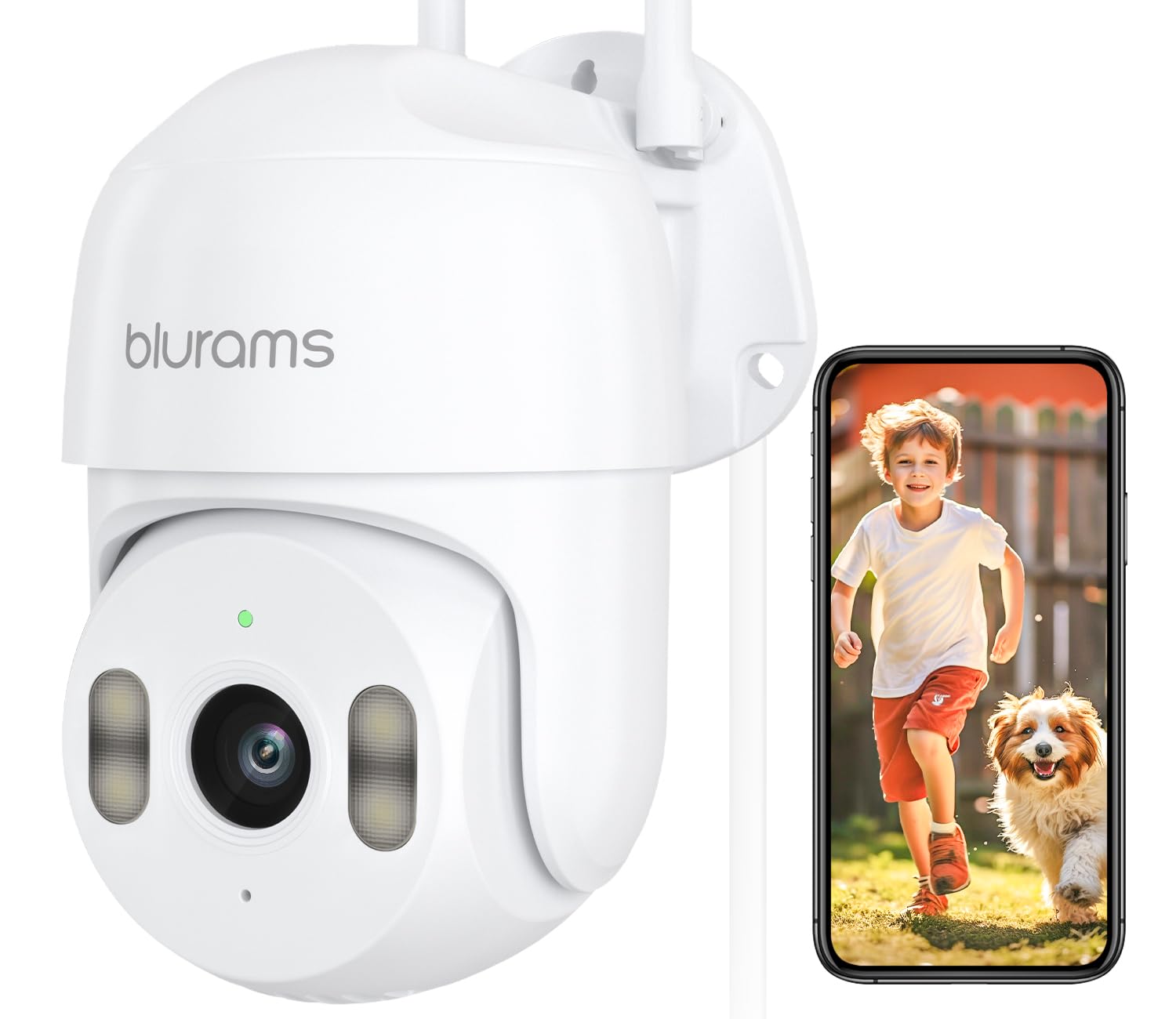 Cámara de Seguridad Blurams 2K Outdoor con Detección de Movimiento - Venta Internacional $842