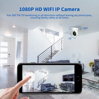 Foto 2 | Venta Internacional - Cámara de Seguridad VStarcam 1080p Hd Wifi 360° para Interior
