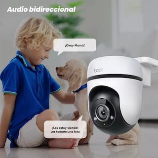Foto 2 | Cámara de Seguridad Eo Safe Imports Esi-14770 Blanca Rotación 360° para Exteriores