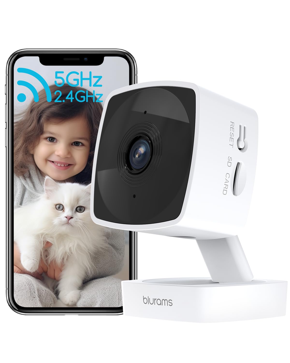 Cámara de Seguridad Blurams 2K para Interiores 5 Ghz - Venta Internacional $616