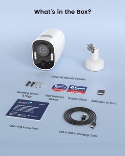 Foto 7 | Cámara De Seguridad Swann Xtreem 4k Inalámbrica 32gb Micro Sd - Venta Internacional.