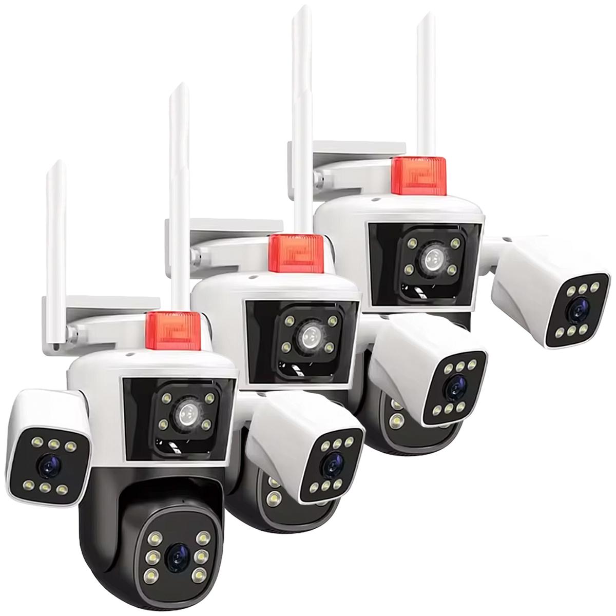 Videocámara De Seguridad Hotshot Mxcmi-003 3 Piezas Blanco Y Negro