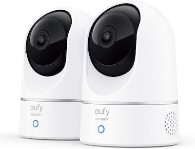 Foto 1 | Cámara De Seguridad Para Interiores Eufy Security E220 2k 2-cam Kit - Venta Internacional.