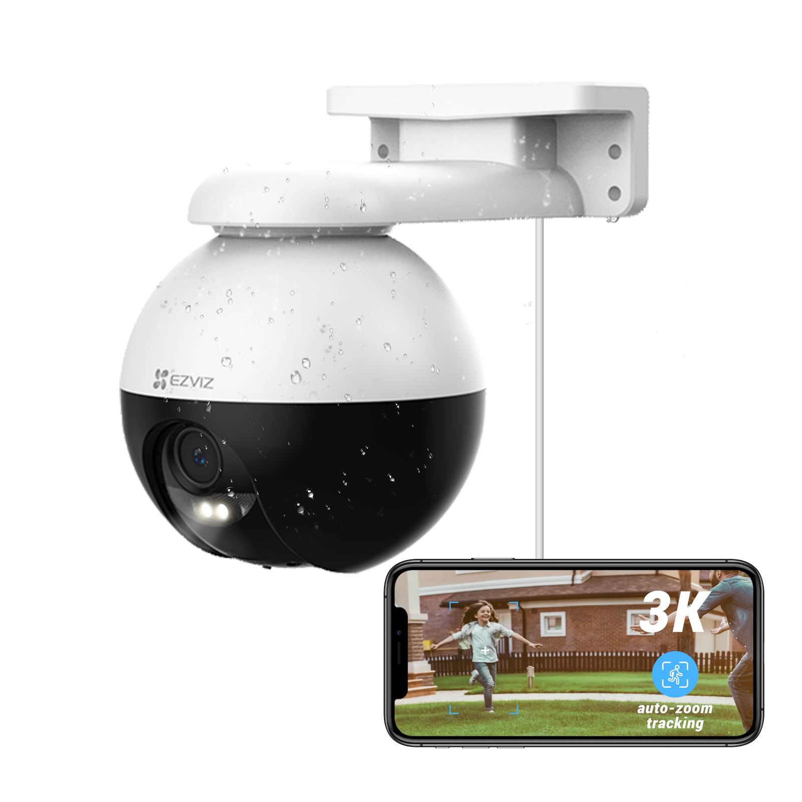 Foto 2 pulgar | Cámara De Seguimiento Automático Para Exteriores Ezviz C8w Pro 3k A Prueba De Agua - Venta Internacional.