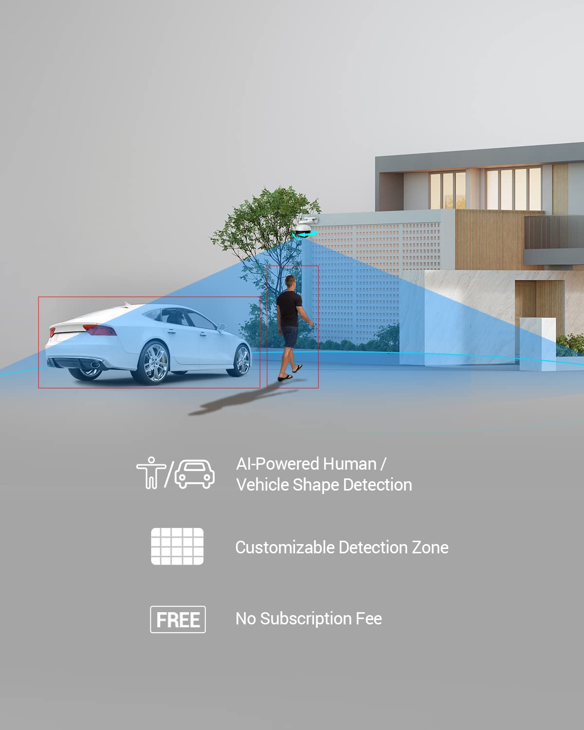 Foto 4 | Cámara De Seguimiento Automático Para Exteriores Ezviz C8w Pro 3k A Prueba De Agua - Venta Internacional.