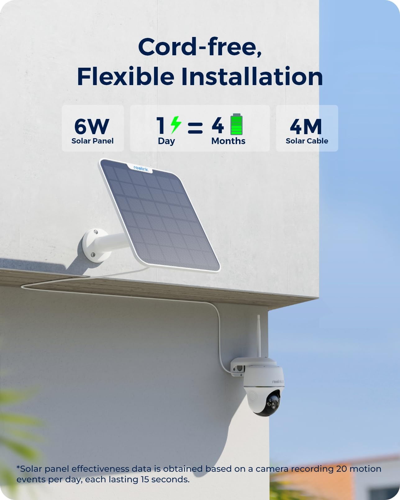 Foto 5 pulgar | Cámara De Seguridad Reolink Argus Pt 4k+ Panel Solar 8mp - Venta Internacional.