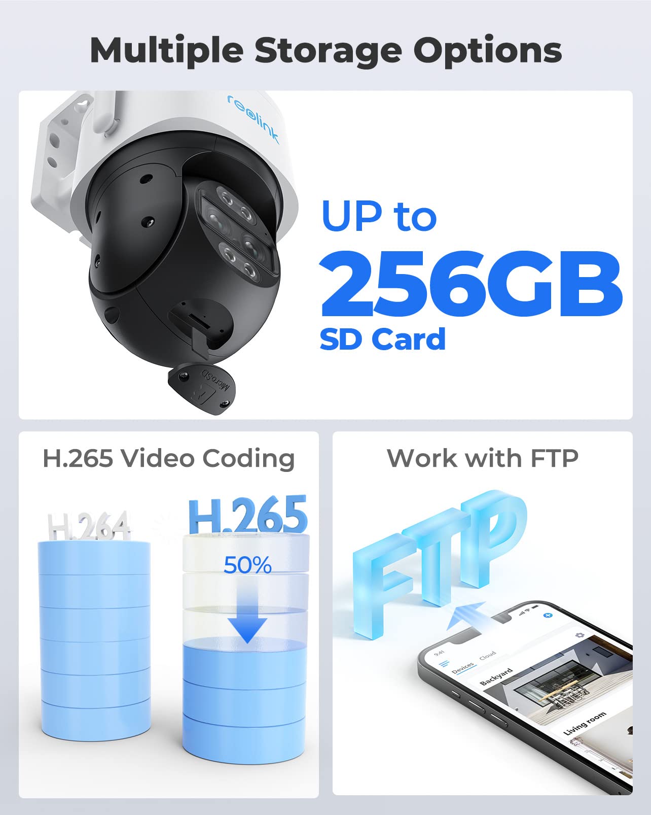 Foto 7 pulgar | Cámara De Seguridad Reolink 4k Con Cable Wifi Para Exteriores De 8 Mp Con Doble Lente - Venta Internacional.