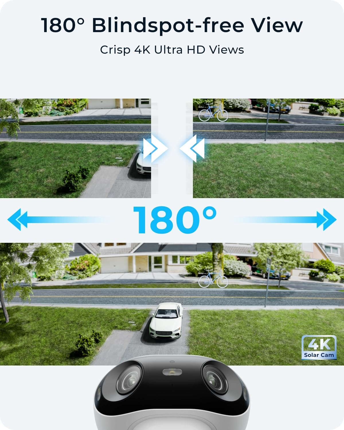 Foto 2 | Cámara De Seguridad Reolink Argus 4+ 4k Con Panel Solar - Venta Internacional.