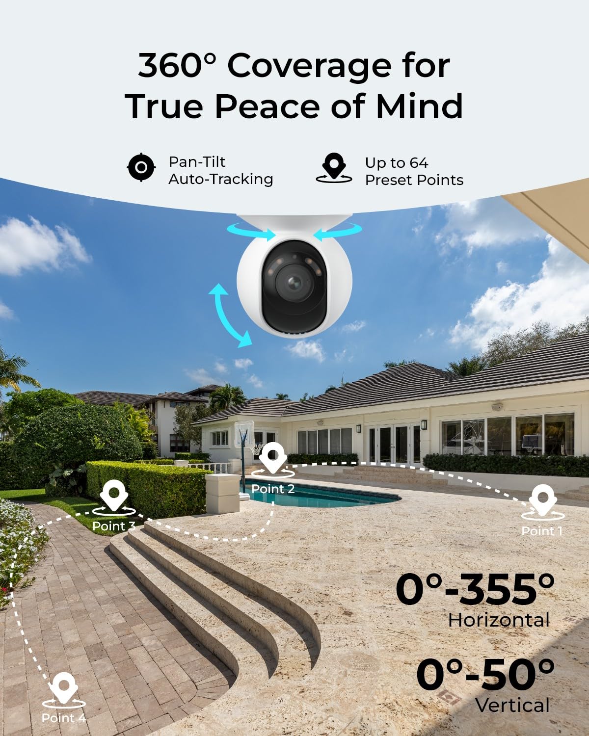 Foto 4 pulgar | Cámara de Seguridad Reolink E1 Outdoor Se Poe 8mp 4k con Visión Nocturna - Venta Internacional