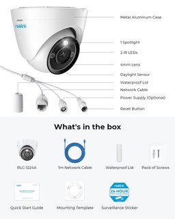 Foto 7 | Cámara de Seguridad Reolink Blanco-Venta Internacional