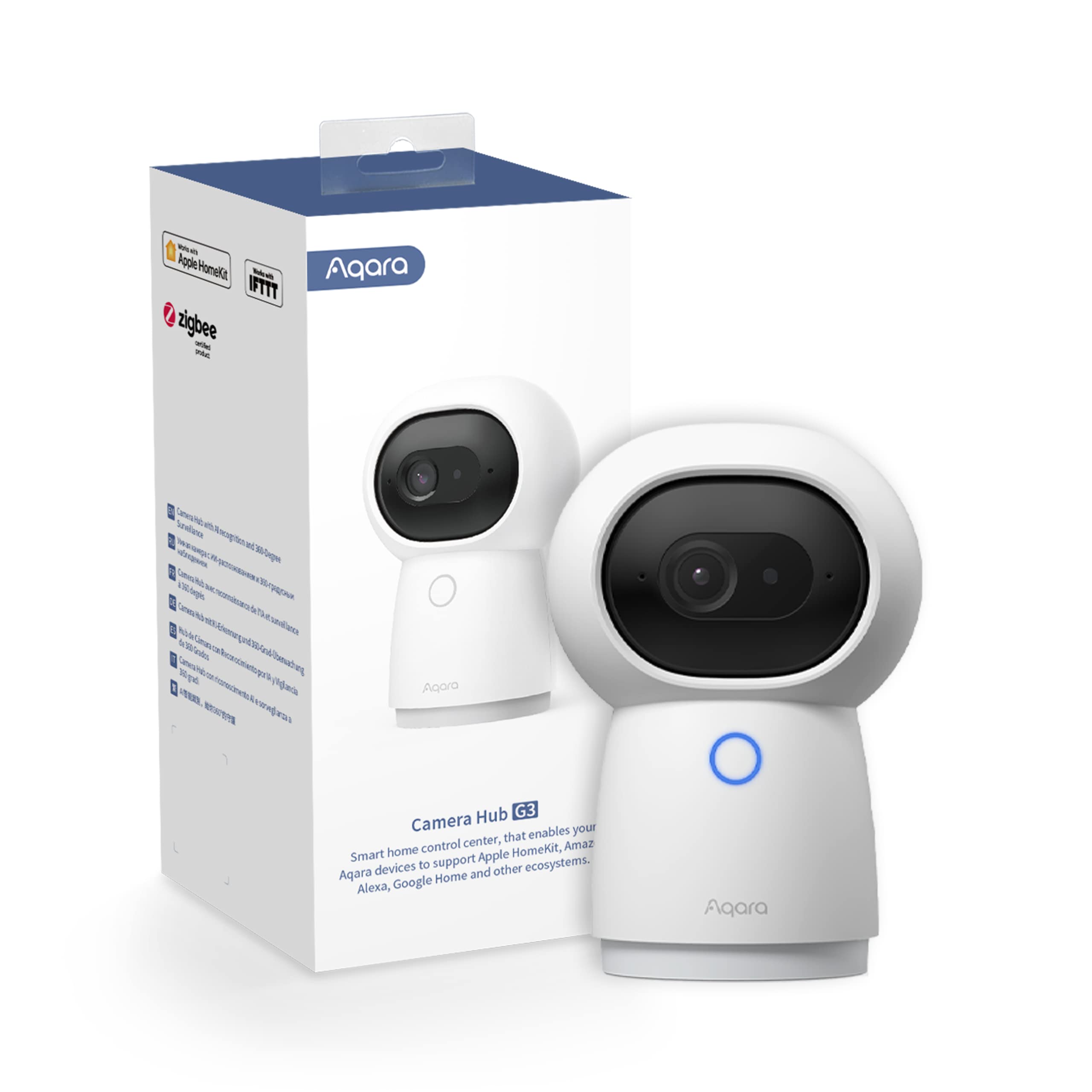 Cámara de Seguridad para Interiores Aqara G3 2k con Reconocimiento de Ia - Venta Internacional