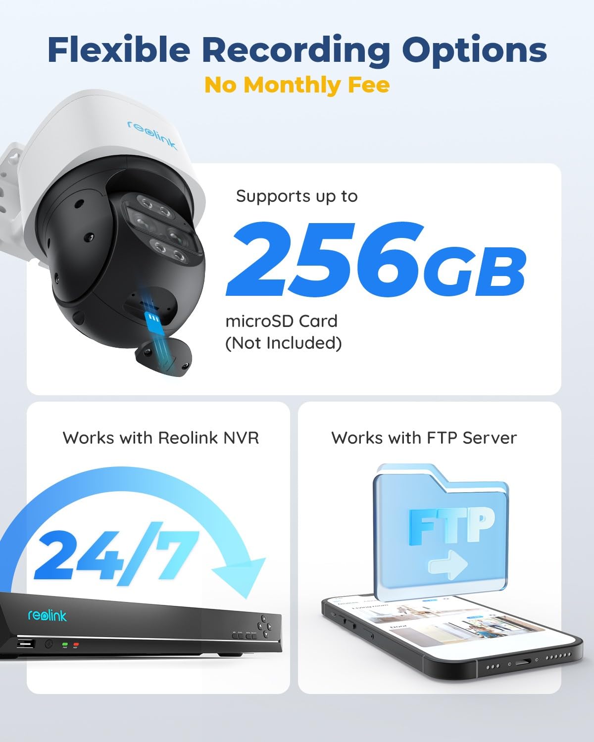 Foto 6 | Cámara de Seguridad Reolink Ptz 4k Ip Poe 360 - Venta Internacional