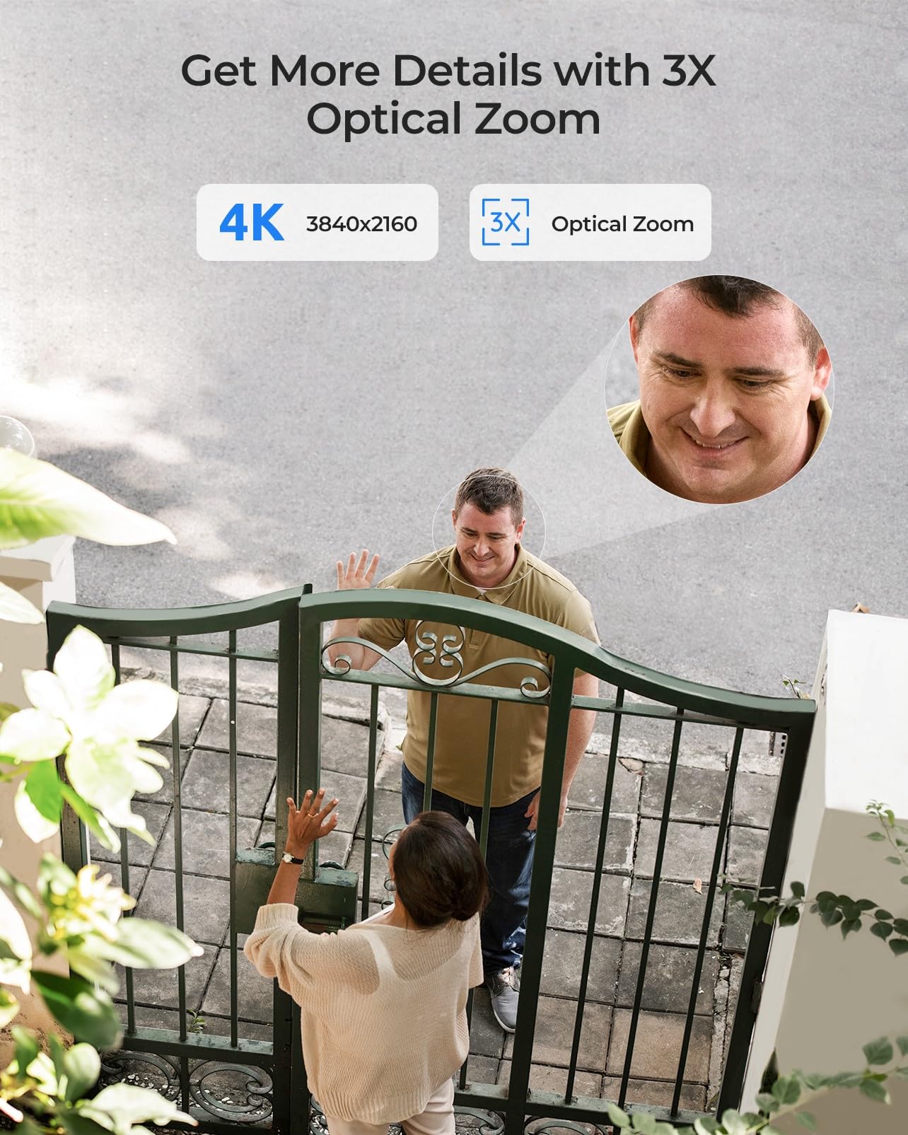Foto 2 | Cámara De Seguridad Reolink E1 Outdoor Pro Wifi 6 4k Con Zoom 3x - Venta Internacional.