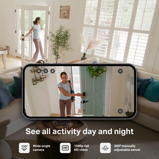 Foto 2 | Cámara De Seguridad Interior Inteligente Chamberlain Myq 1080p Hd - Venta Internacional.
