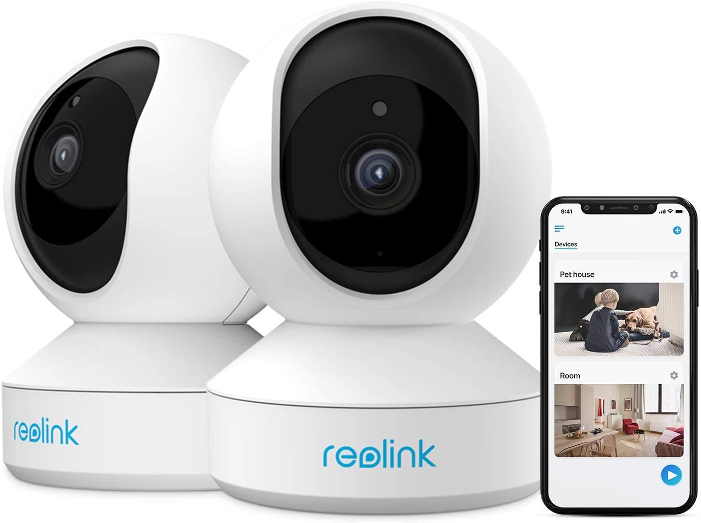Foto 2 pulgar | Sistema De Cámara De Seguridad Reolink E1, 3 Mp, Hd, Wifi, Paquete De 2 - Venta Internacional.
