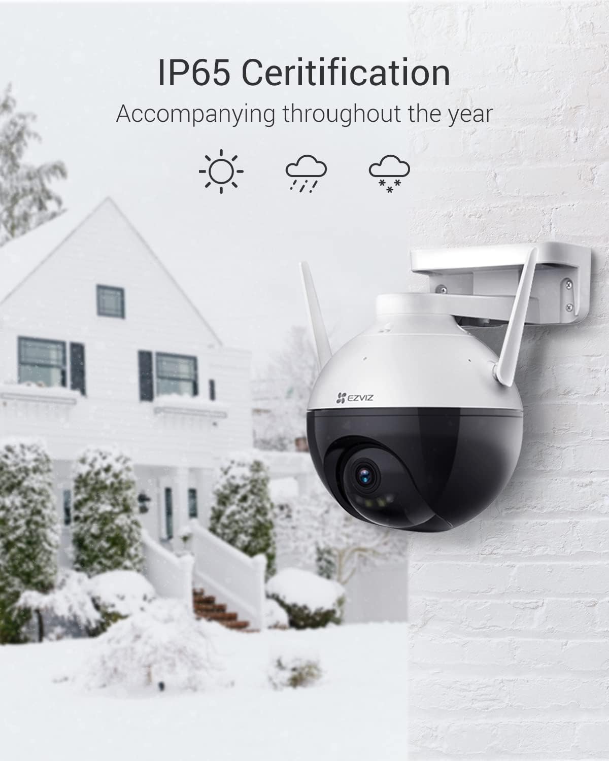 Foto 7 pulgar | Cámara De Seguridad Ezviz C8c 360° Outdoor Wifi 256gb Ip65 - Venta Internacional.