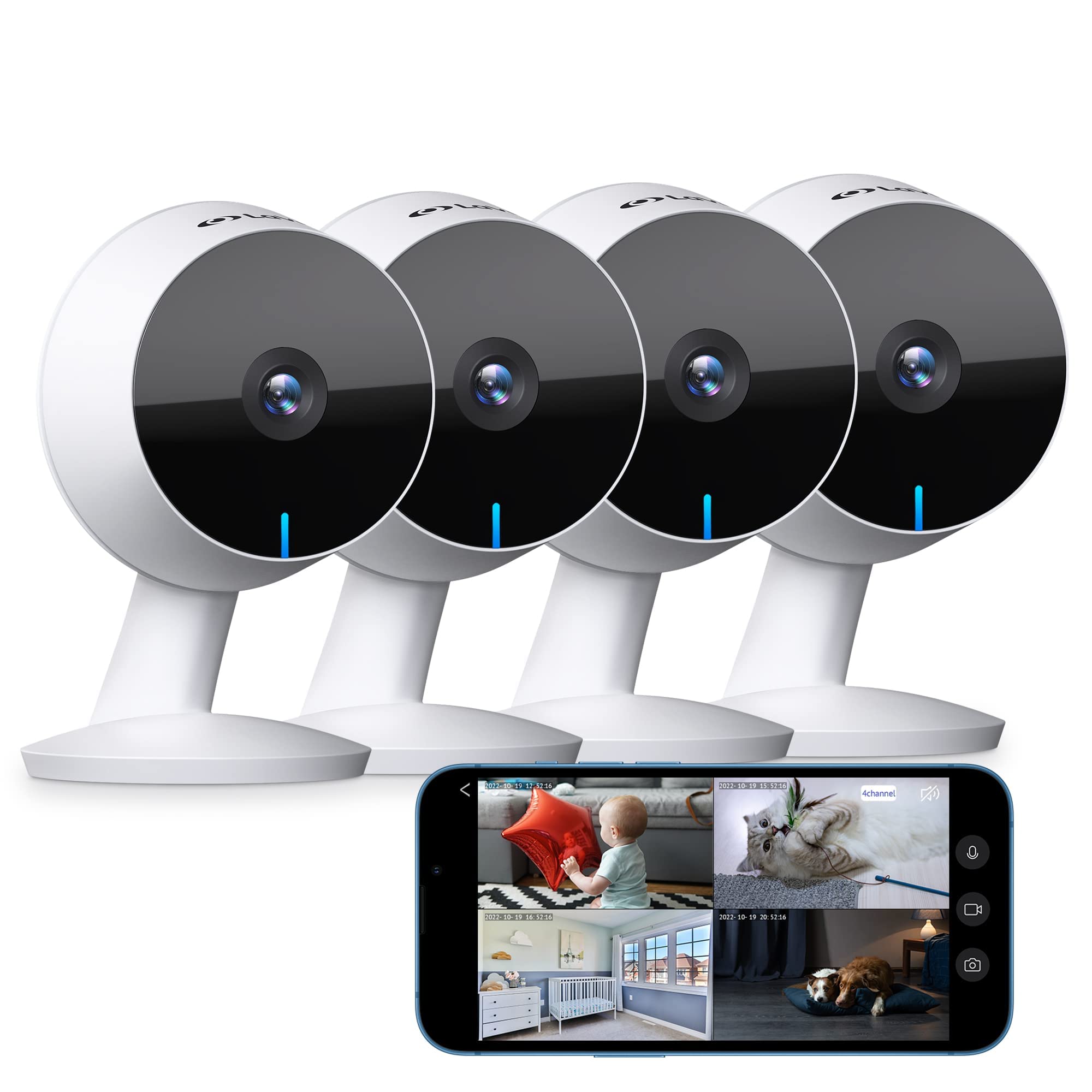 Foto 2 pulgar | Cámara De Seguridad Laview F1 Pro 4mp 2k Color Night Vision 4pk - Venta Internacional.