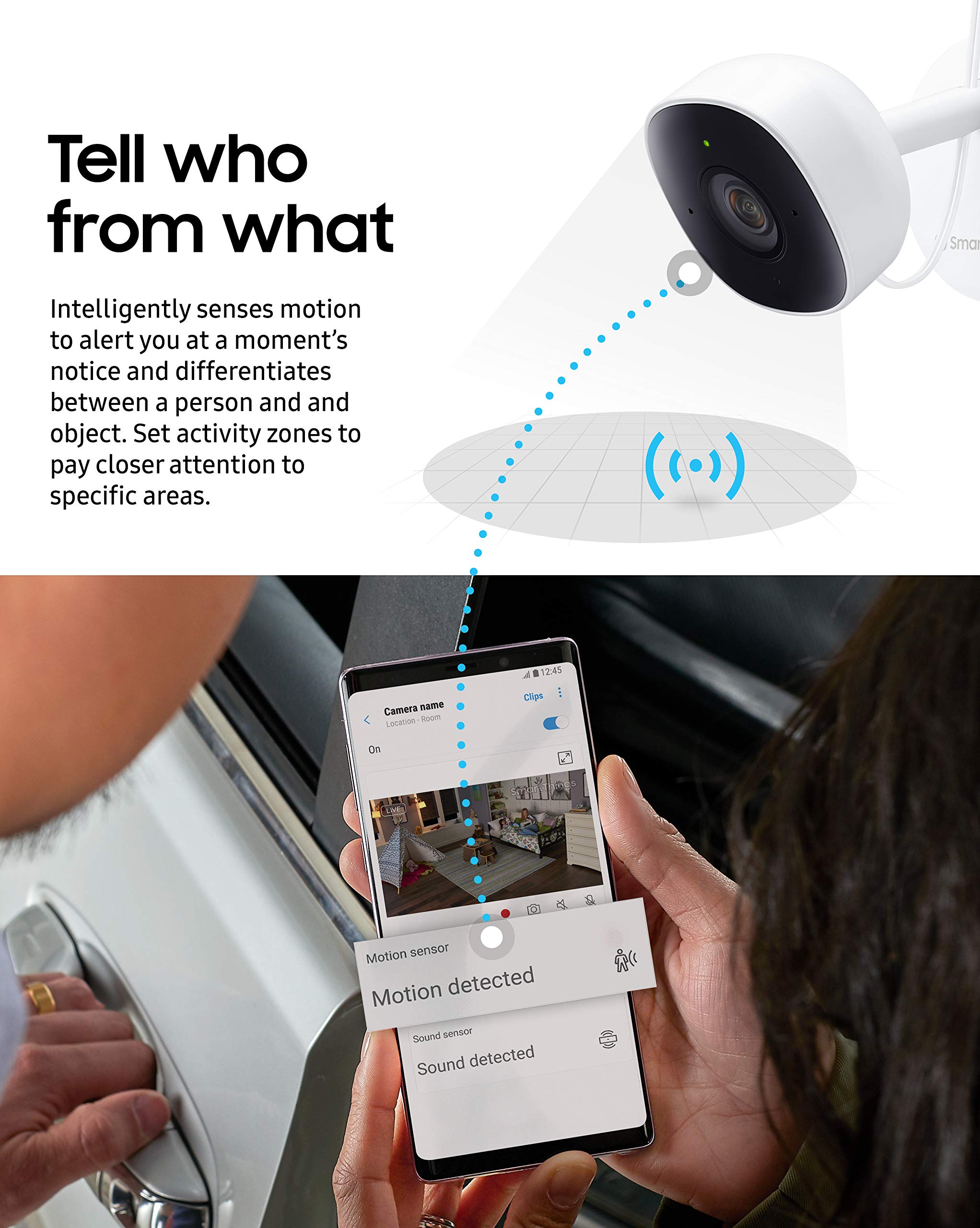 Foto 5 pulgar | Cámara De Seguridad Samsung Smartthings Indoor 1080p Hd Negra - Venta Internacional.